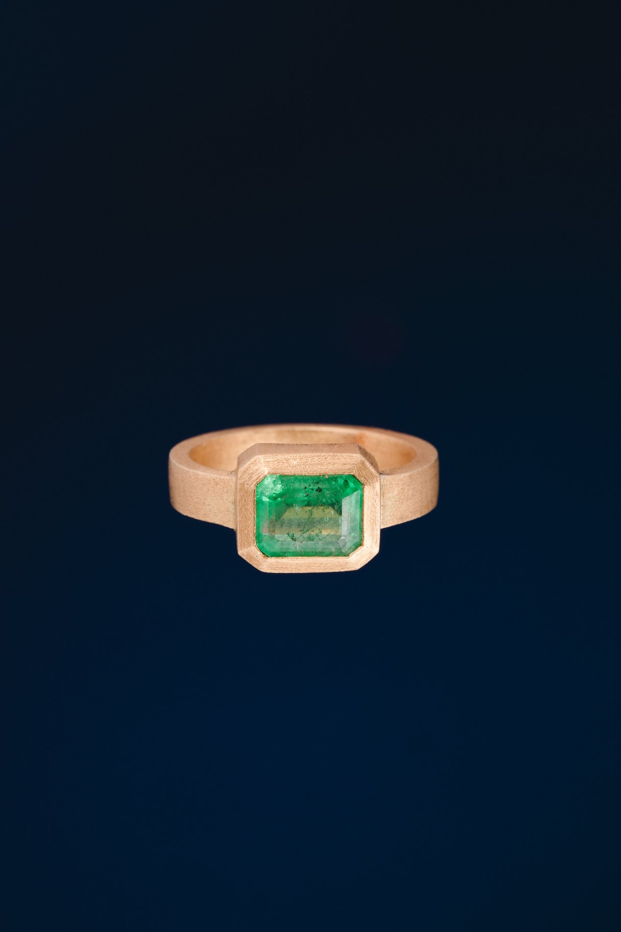 Rectangular Green Ring