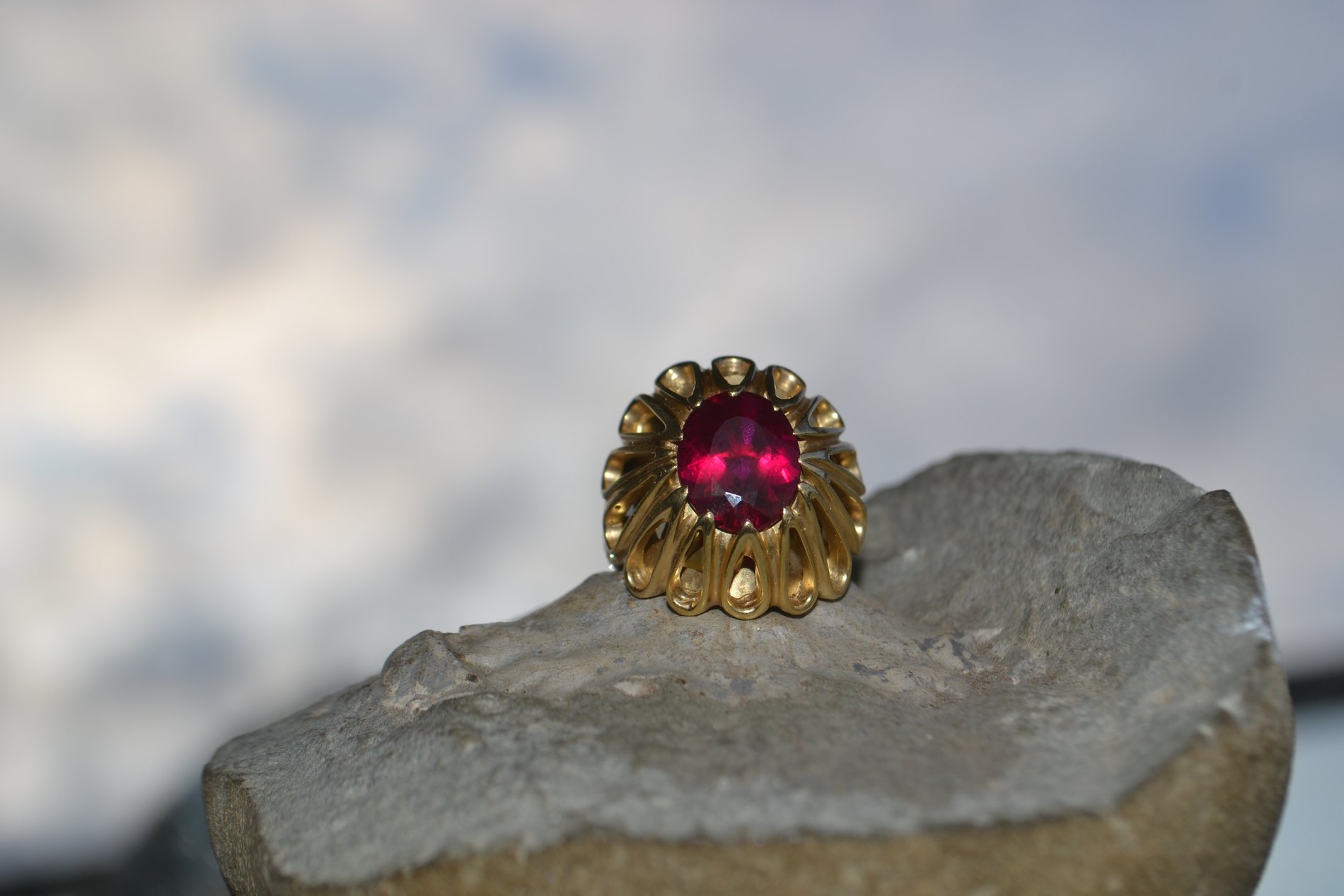 Red Stone Ring